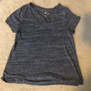 Dark heather grey almost black in color